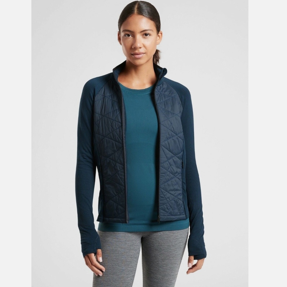 Athleta Flurry Force Insulated PrimaLoft Jacket II Lagoon Teal